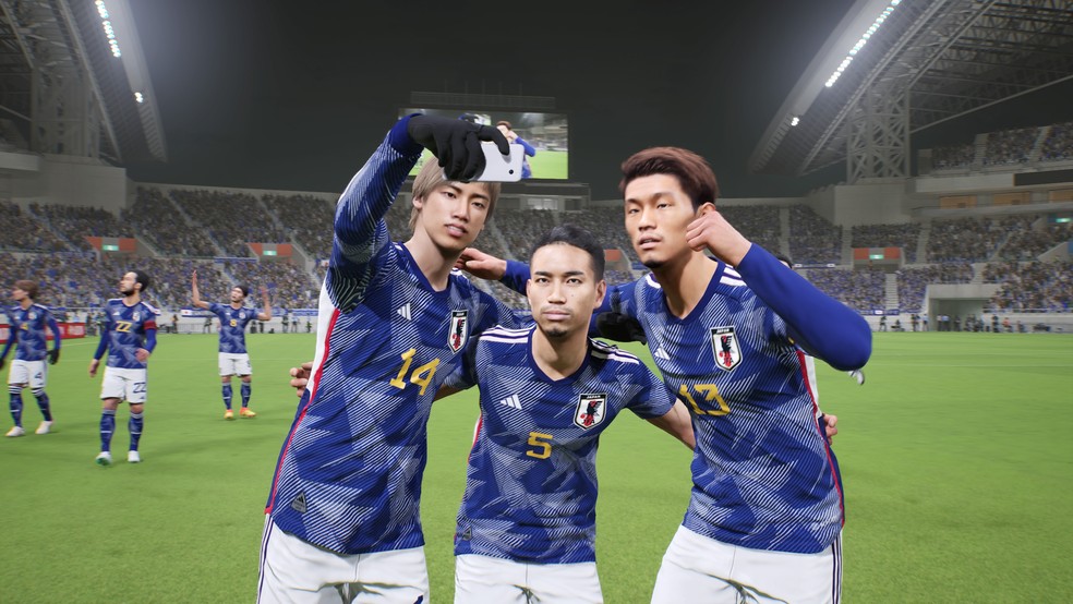 Em parceria com a Konami, o novo uniforme também está disponível no jogo eFootball 2023 — Foto: Divulgação