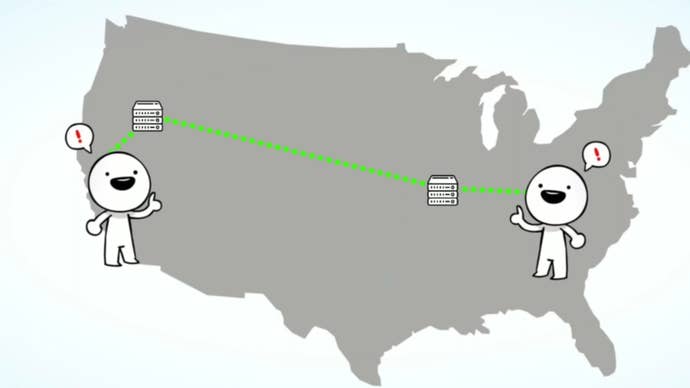 Captura de tela de animação de código de rede baseada em servidor 2XKO