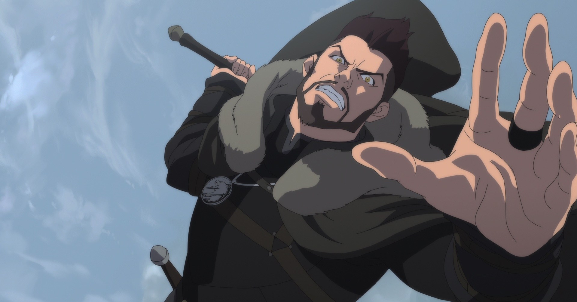 Vesemir em The Witcher: Nightmare of the Wolf