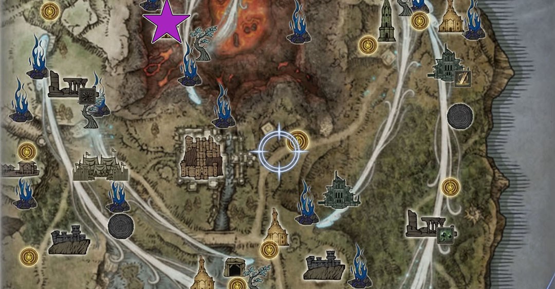 Uma captura de tela de Elden Ring Nightreign mostrando apenas o mapa e a localização de uma igreja quando o evento da cratera acaba. Uma captura de tela de Elden Ring Nightreign mostrando apenas o mapa e a localização de uma igreja quando o evento da cratera acaba.