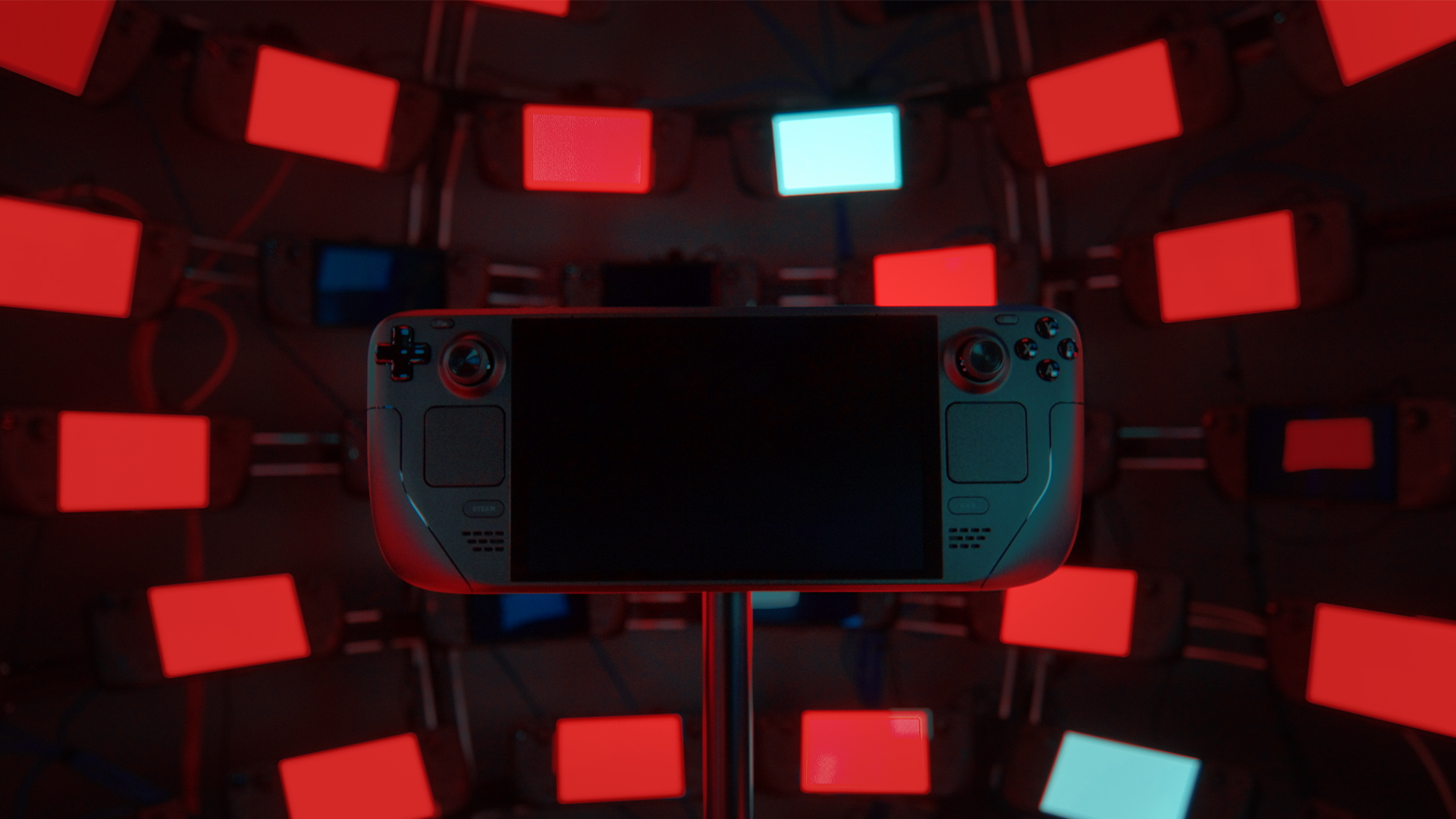 Um convés a vapor flutuando no espaço