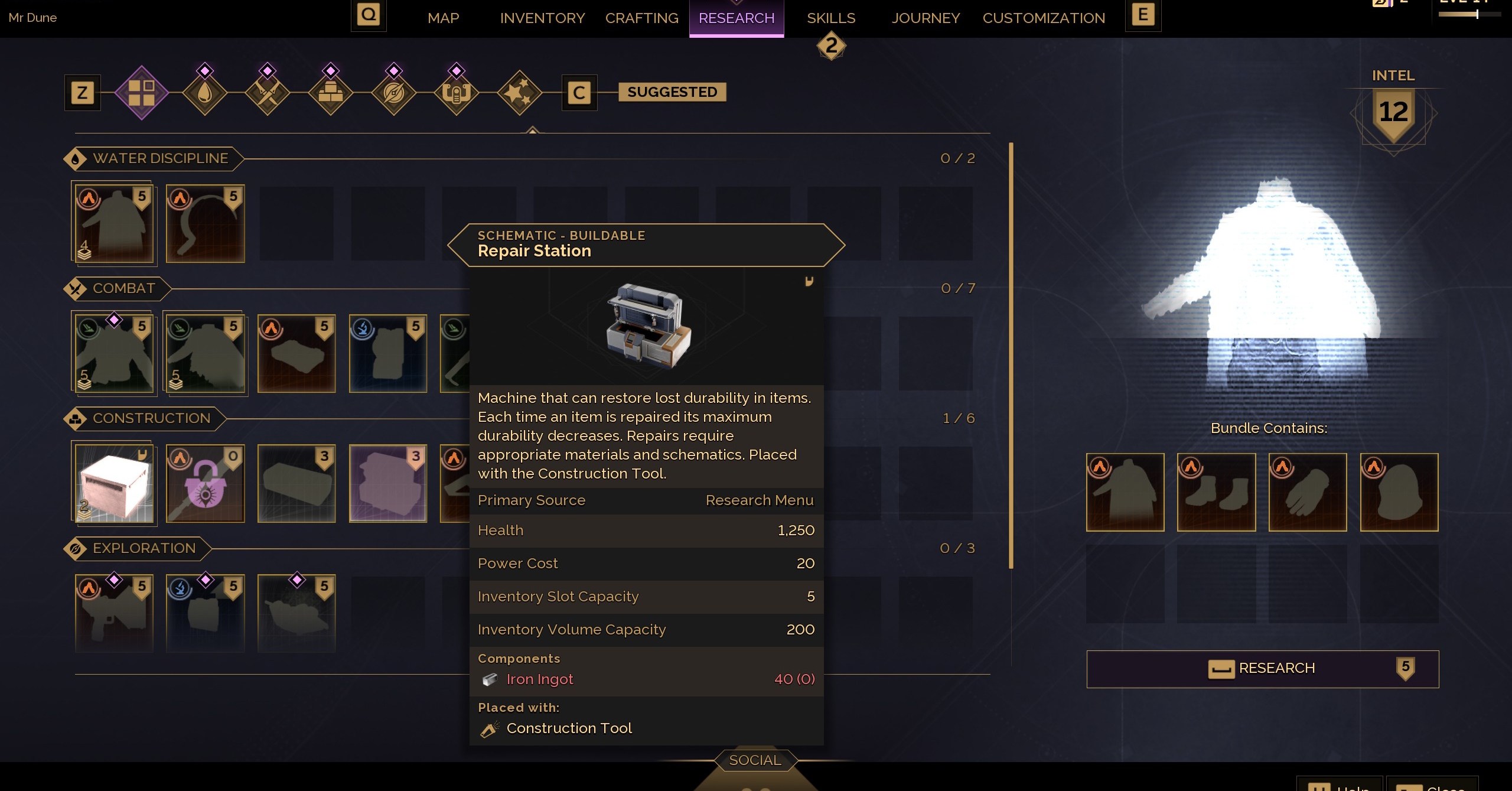 Uma imagem da máquina de reparo do Dune Awakening