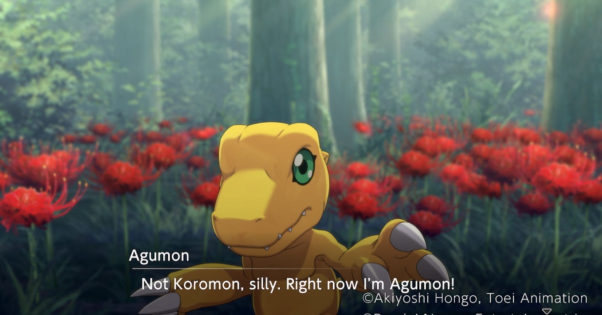 Uma captura de tela Digimon sobrevive Uma captura de tela Digimon sobrevive