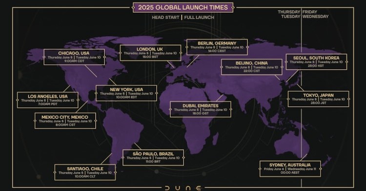 Um gráfico mostra todos os tempos de lançamento no acesso antecipado para o Dune Awakening Um gráfico mostra todos os tempos de lançamento no acesso antecipado para o Dune Awakening