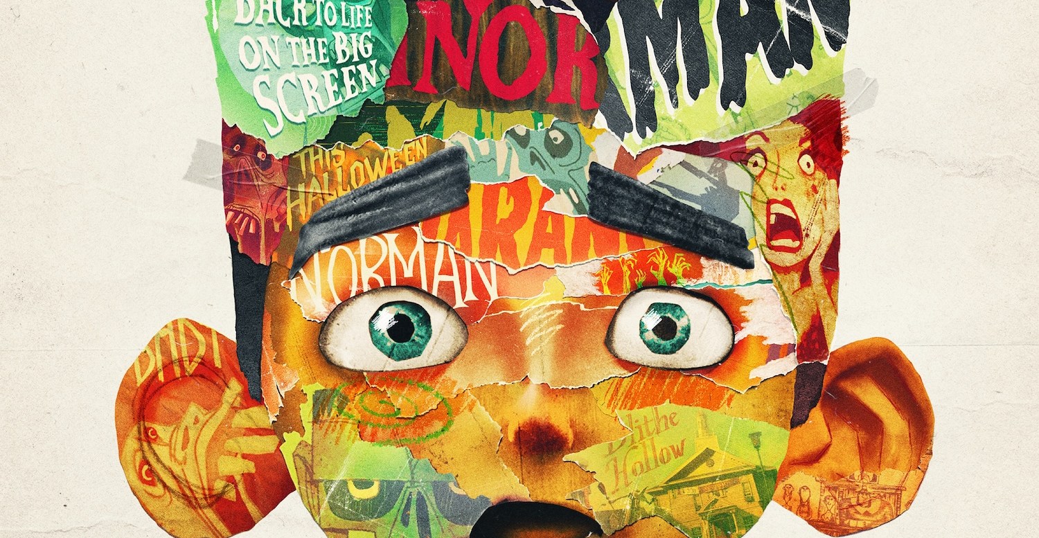 Novo pôster para paranorman Cut Mosaic Style de cenas do filme