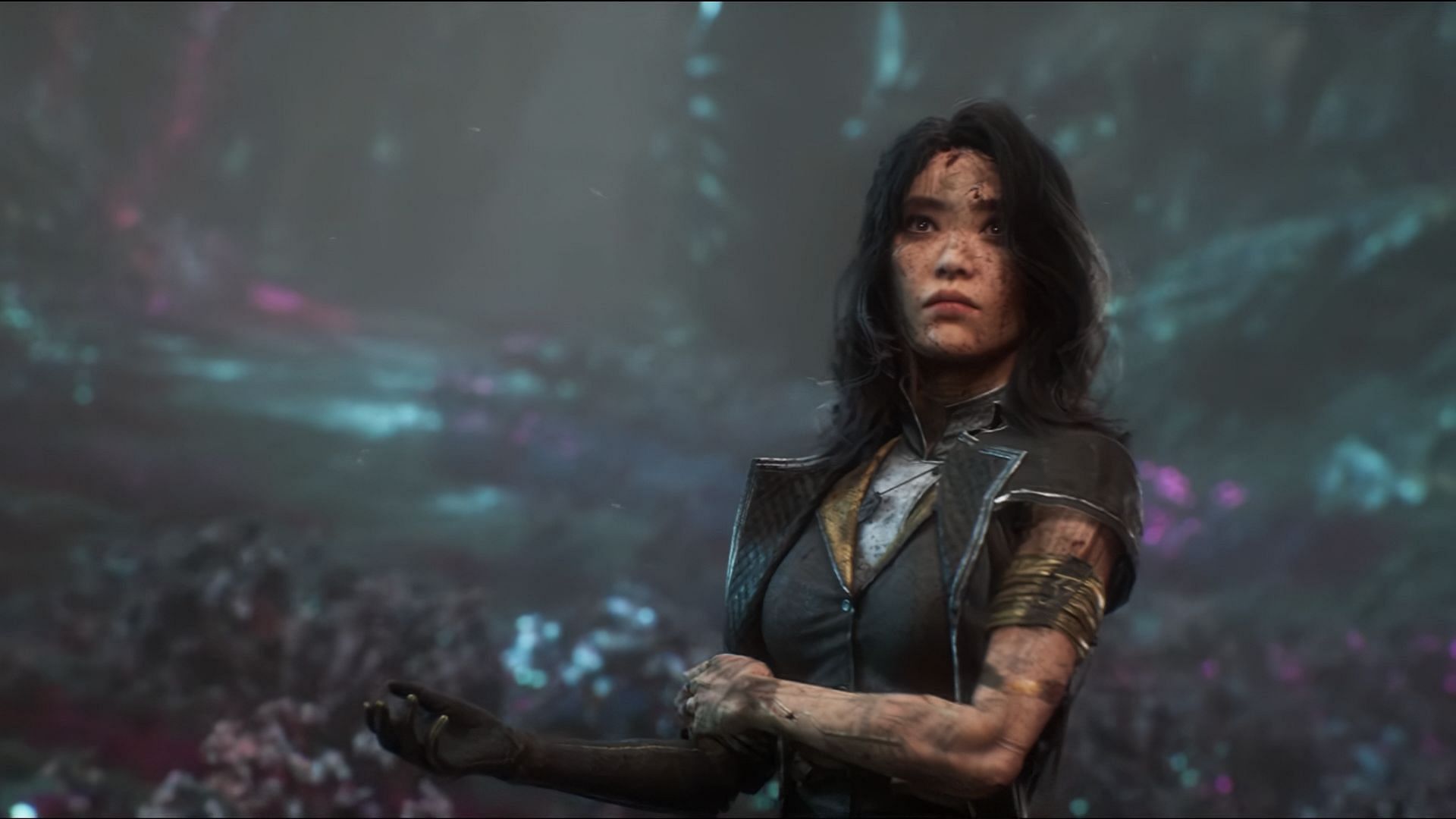 Lune pensa em como desbloquear todas as roupas da Lune na Expedição Clair Obscur 33