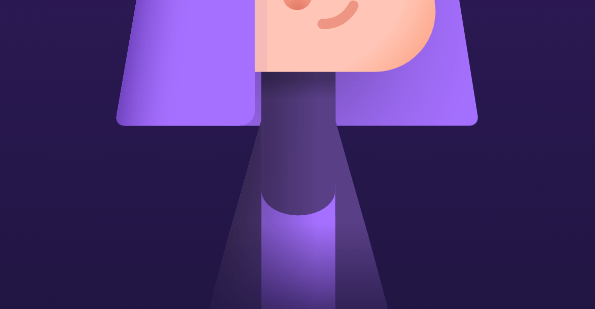 Uma captura de tela do recurso de videochamada de Duolingo, com Lily the Purple Woveing Emo Teen. Uma captura de tela do recurso de videochamada de Duolingo, com Lily the Purple Woveing Emo Teen.