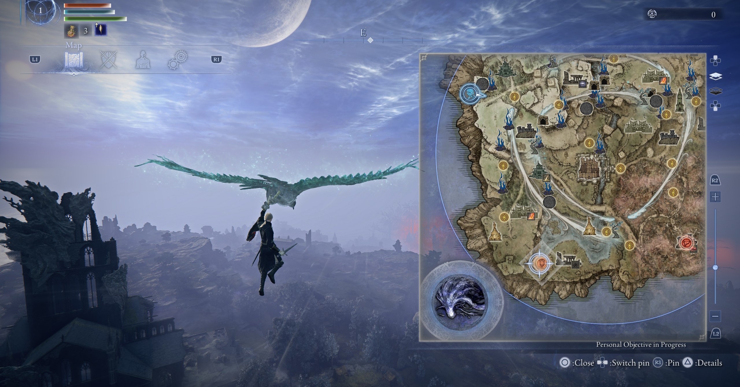 Uma imagem de mapa mostrando onde encontrar materiais de armamento em Elden Ring Nightreign Uma imagem de mapa mostrando onde encontrar materiais de armamento em Elden Ring Nightreign