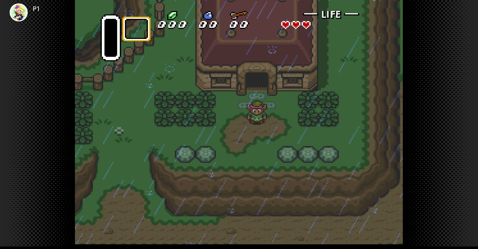 Uma captura de tela do Legend of Zelda: um link para o passado no aplicativo Nintendo Classics do Switch 2.  Uma captura de tela do Legend of Zelda: um link para o passado no aplicativo Nintendo Classics do Switch 2.