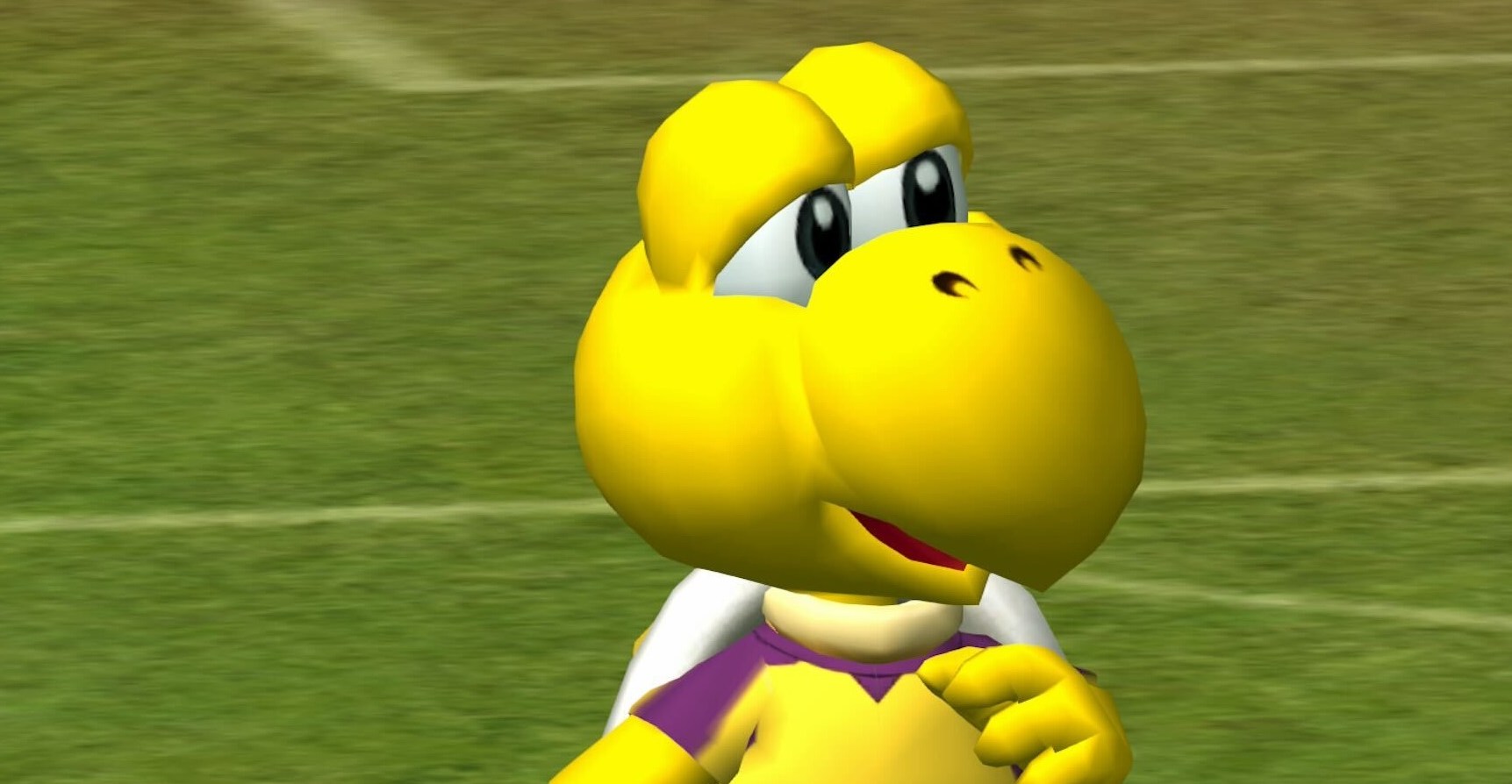 Koopa Troopa recebe os aplausos em Super Mario Strikers Koopa Troopa recebe os aplausos em Super Mario Strikers