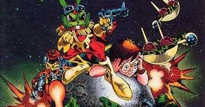 A capa de Echo of FuturePast #3 mostra Toad Troopers, Bucky O'Hare, Ducky de olho morto e Willy de Bucky O'Hare A capa de Echo of FuturePast #3 mostra Toad Troopers, Bucky O'Hare, Ducky de olho morto e Willy de Bucky O'Hare