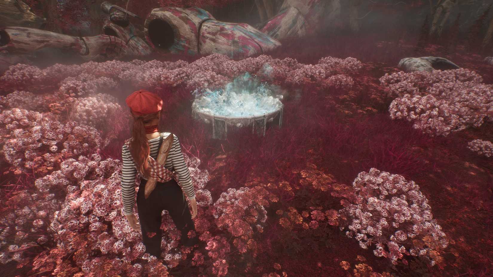 Neurônio branco Benisseur e floresta vermelha