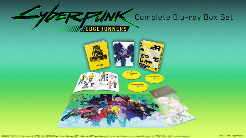 Cyberpunk Edgerunners - conjunto completo de caixas de Blu -ray