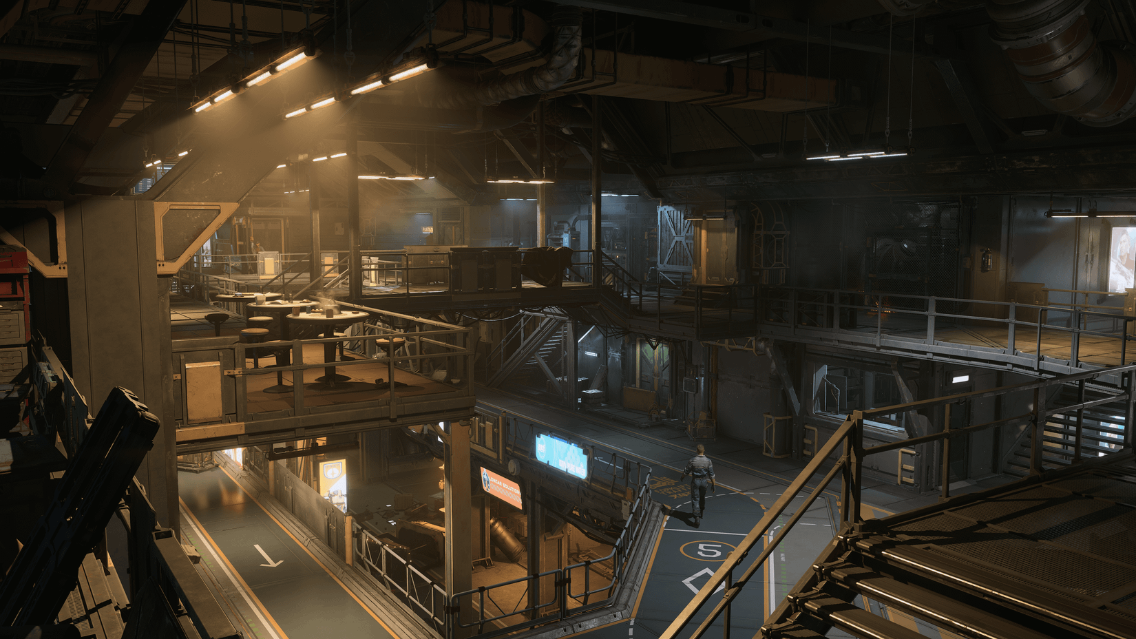 The Expanse: Osiris Reborn Space Station Corredor