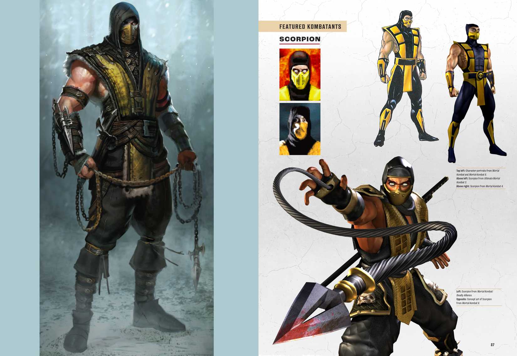 Arte do Escorpião em Mortal Kombat: Vitória impecável