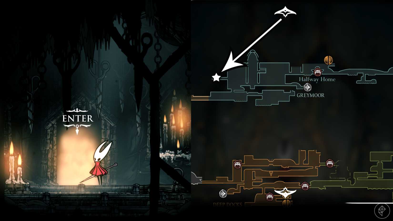 A capela do Ceifador em Hollow Knight: Silksong.