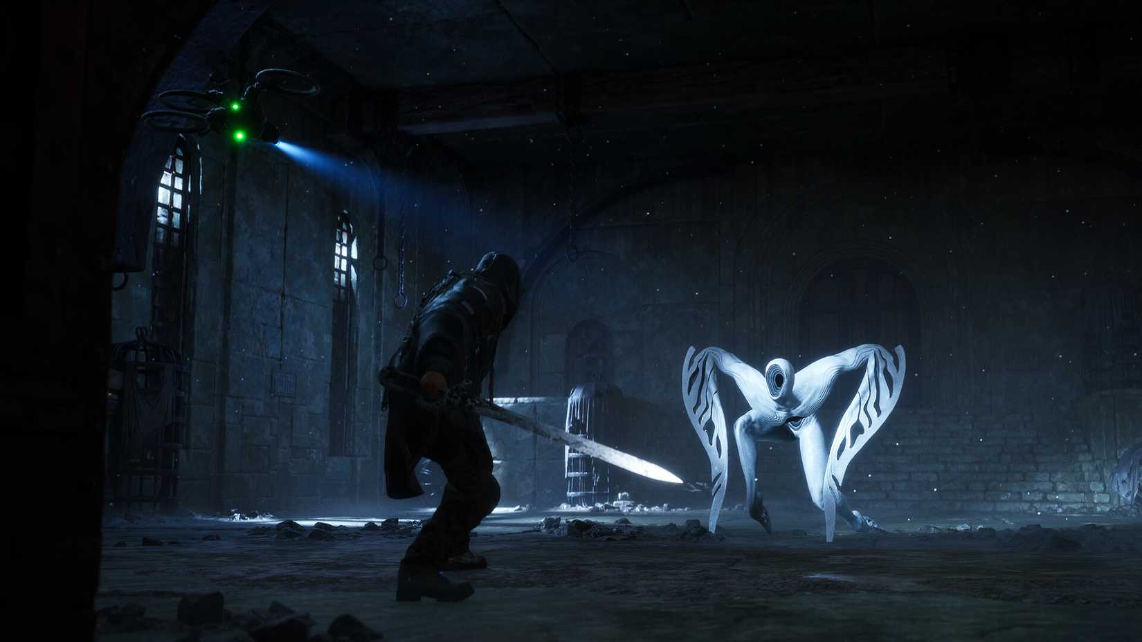 Remi enfrentando um demônio pálido no inferno somos nós.