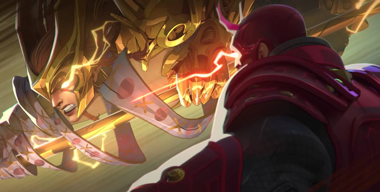 Angela passa por Demolidor com sua arma em rivais da Marvel