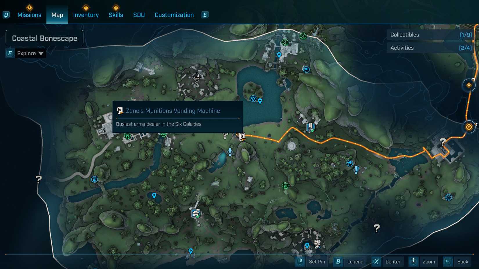 A loja de ferramentas em Borderlands 4's Meat Is Murder Quest