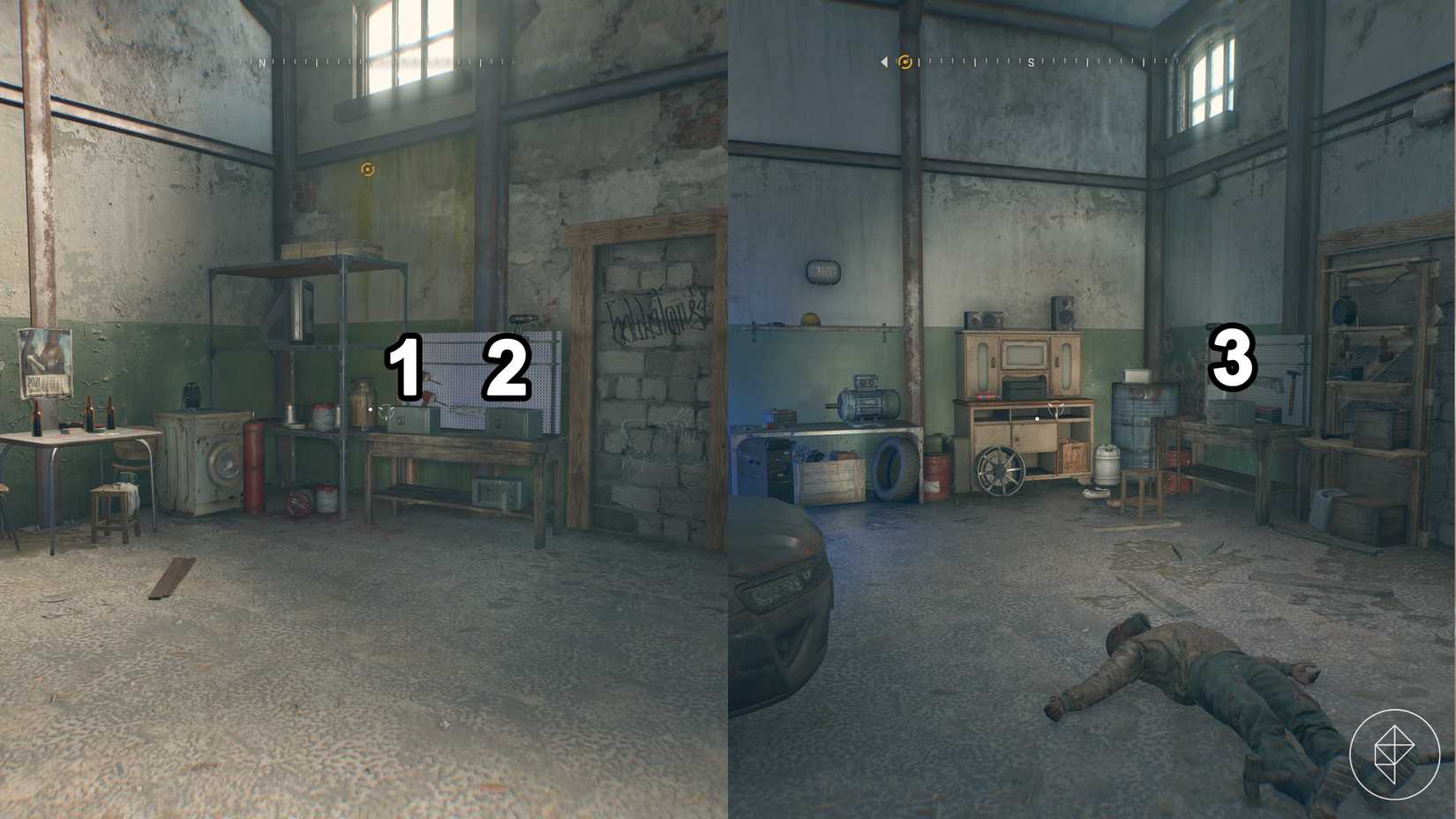 Os três Últimos Gabinetes de Desejo em Luz Dying: The Beast.