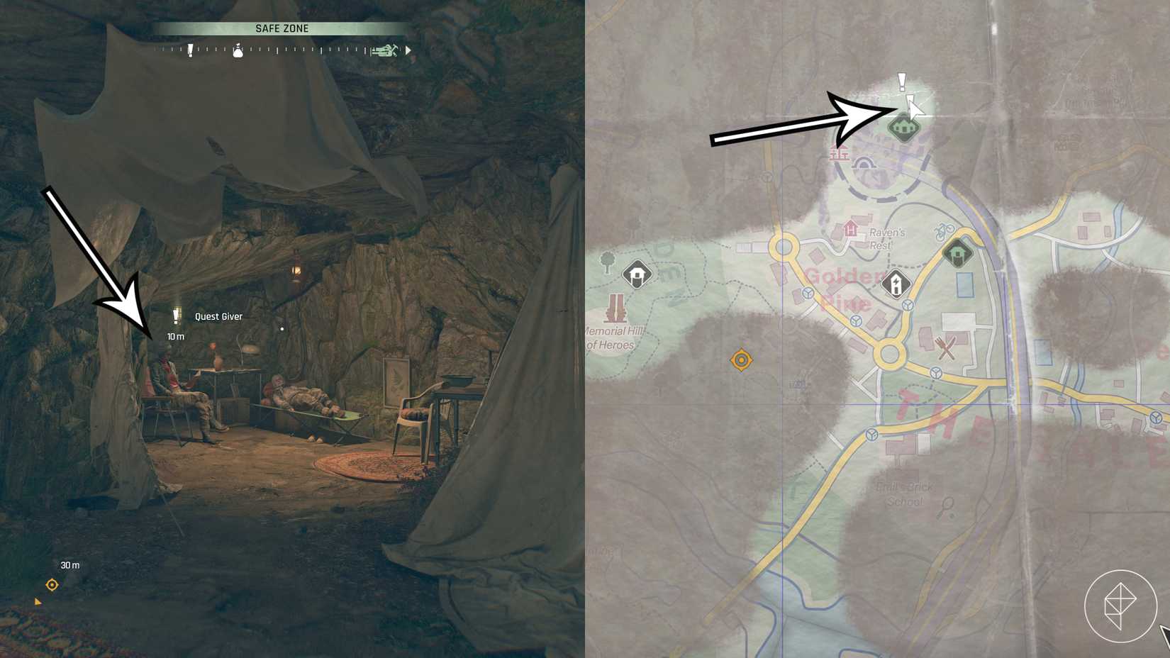 O ponto de partida da última busca do desejo em Light Dying: The Beast.