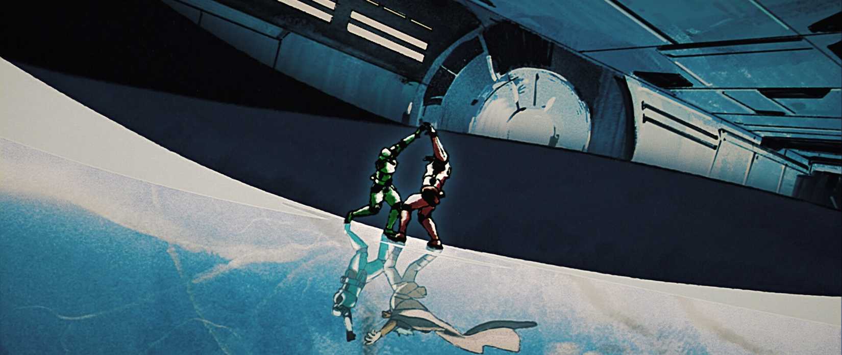 Stormtroopers verdes e vermelhos lutam em Star Wars Visions Temporada 3