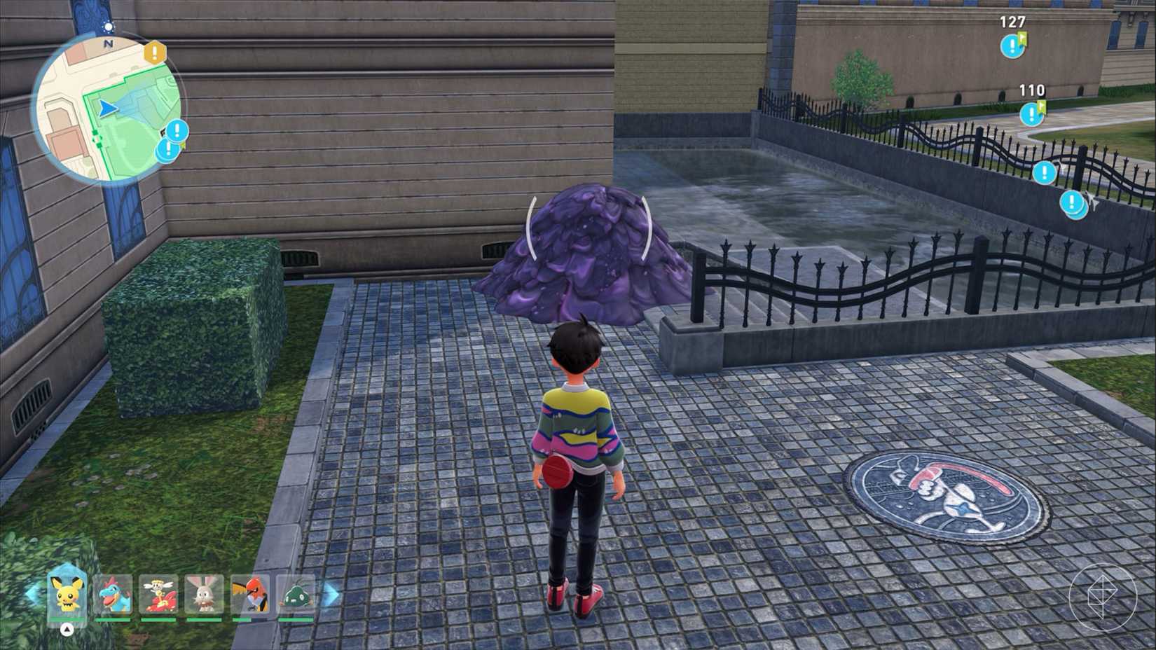 Uma pilha de lama na Wild Zone 5 em Pokémon Legends: ZA.