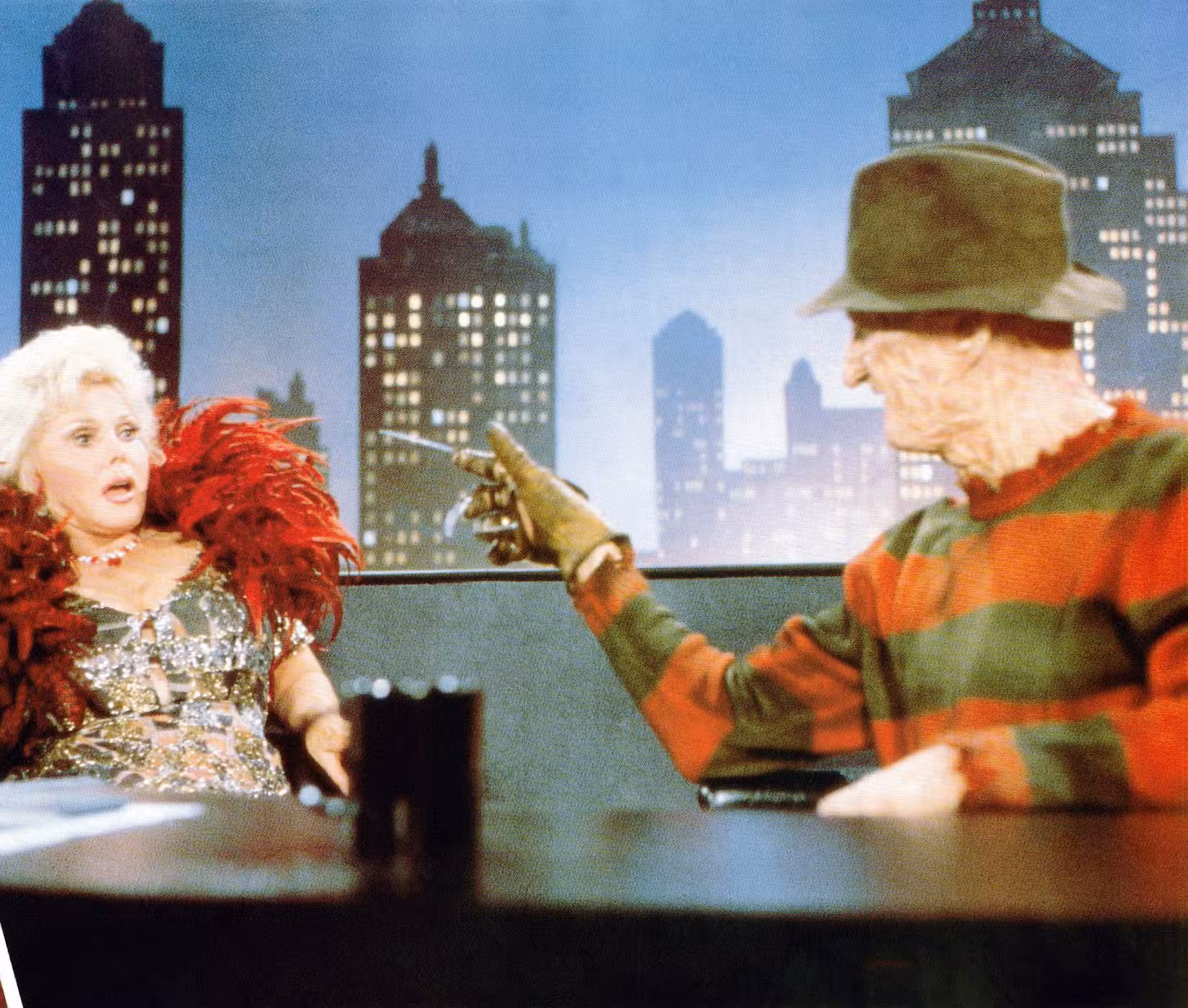 Freddy Krueger ataca Zsa Zsa Gabor em A Nightmare on Elm Street 3: Dream Warriors