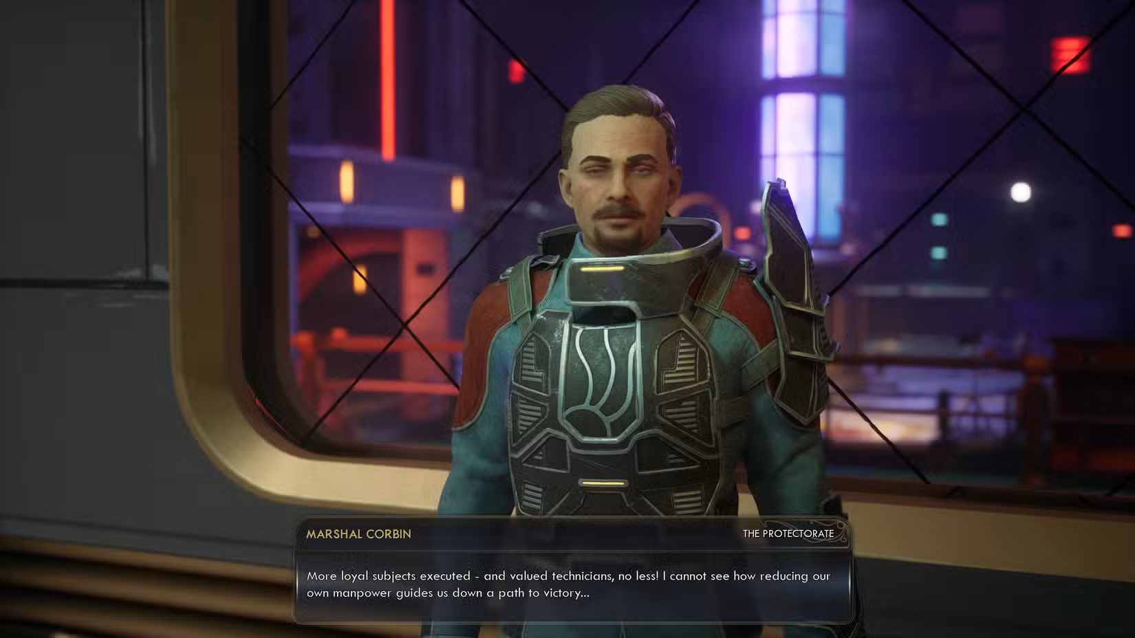 Corbin em Outer Worlds 2