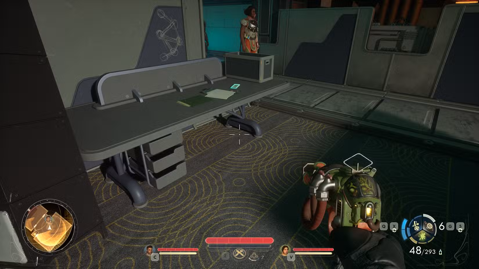 A barra de chocolate onde De Vries escondeu seu rootkit em Outer Worlds 2