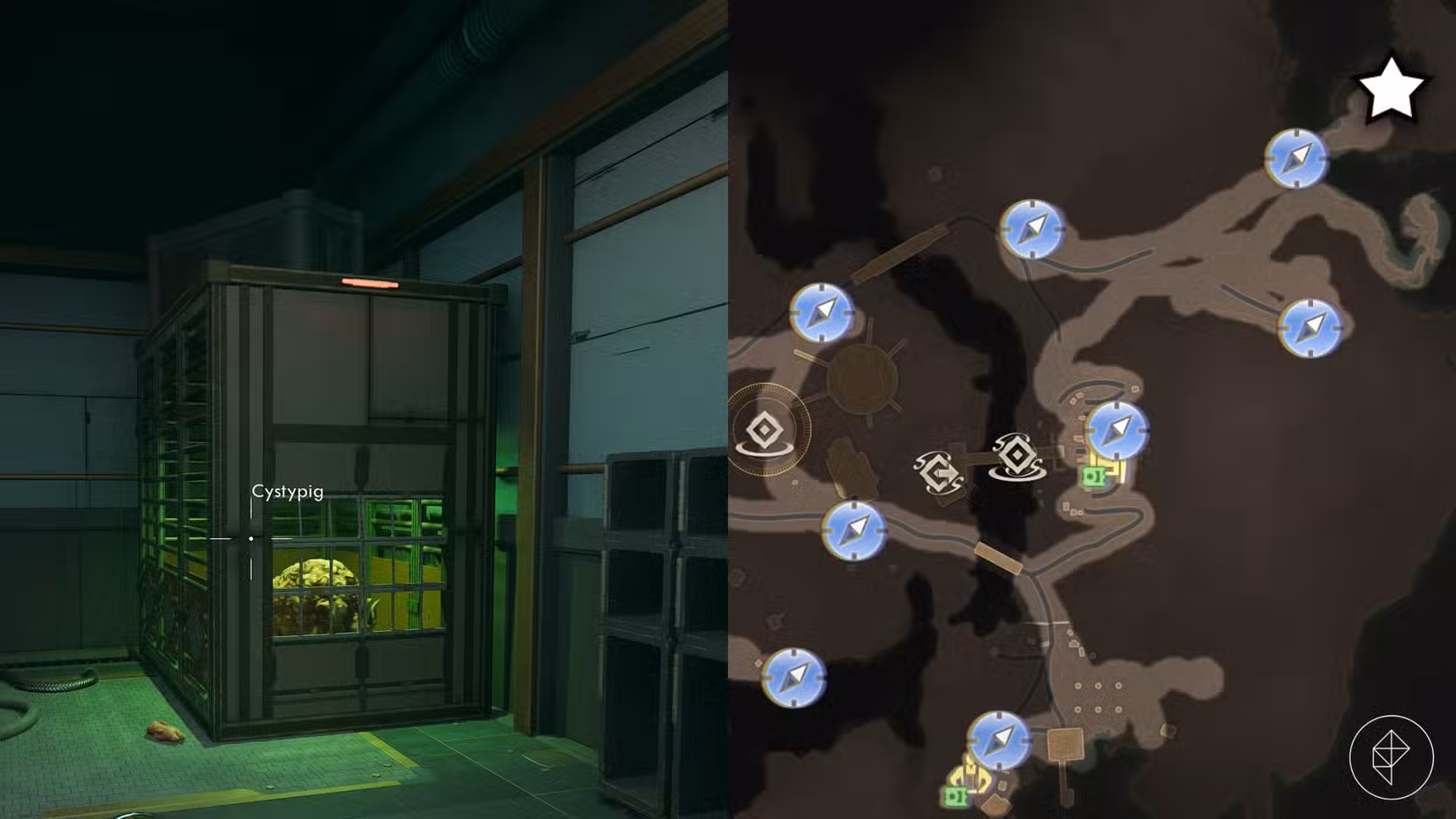 Um local para animais de estimação em The Outer Worlds 2.