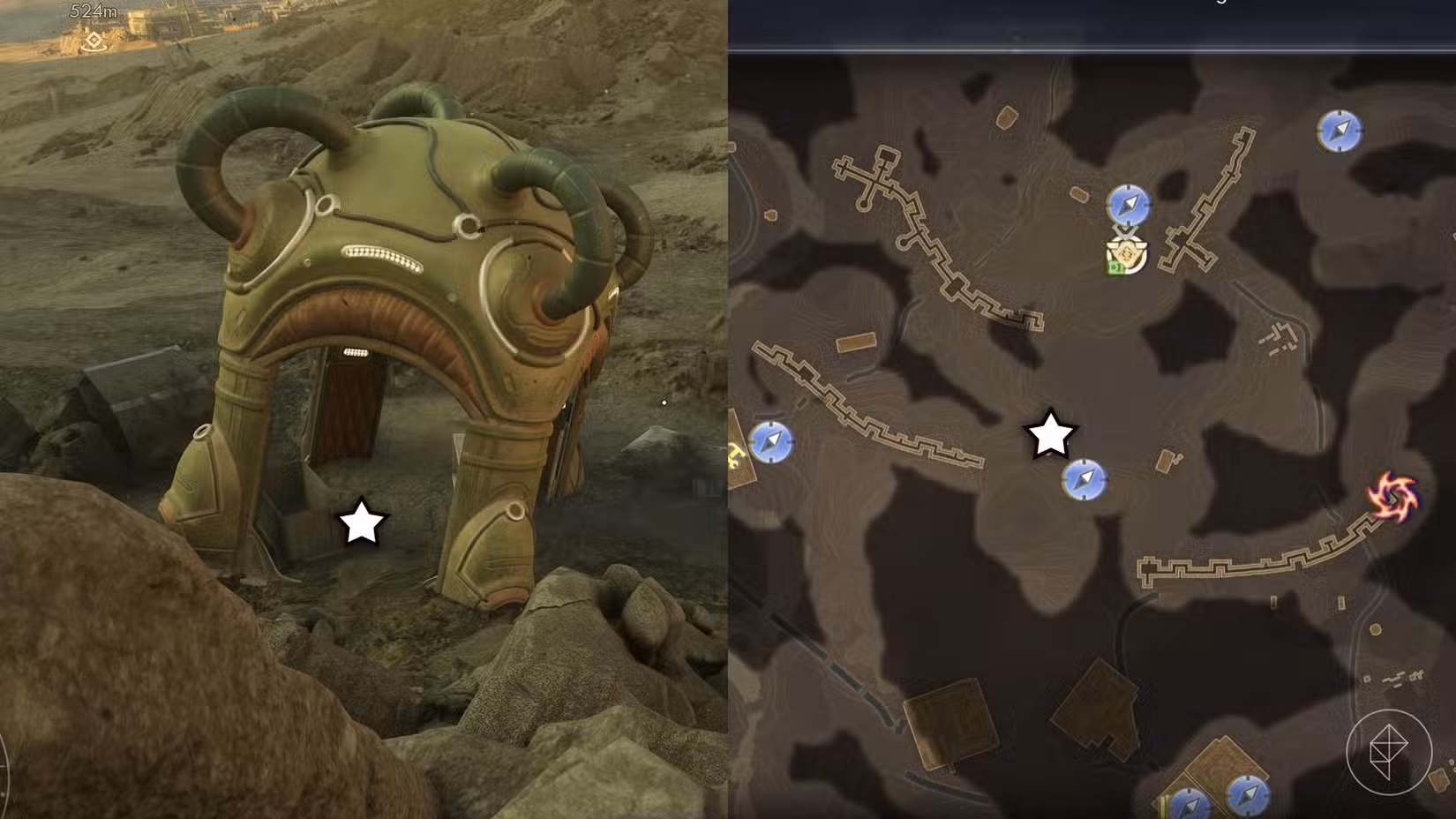 Localização da bobina de compressão Scrapper's Den em Outer Worlds 2