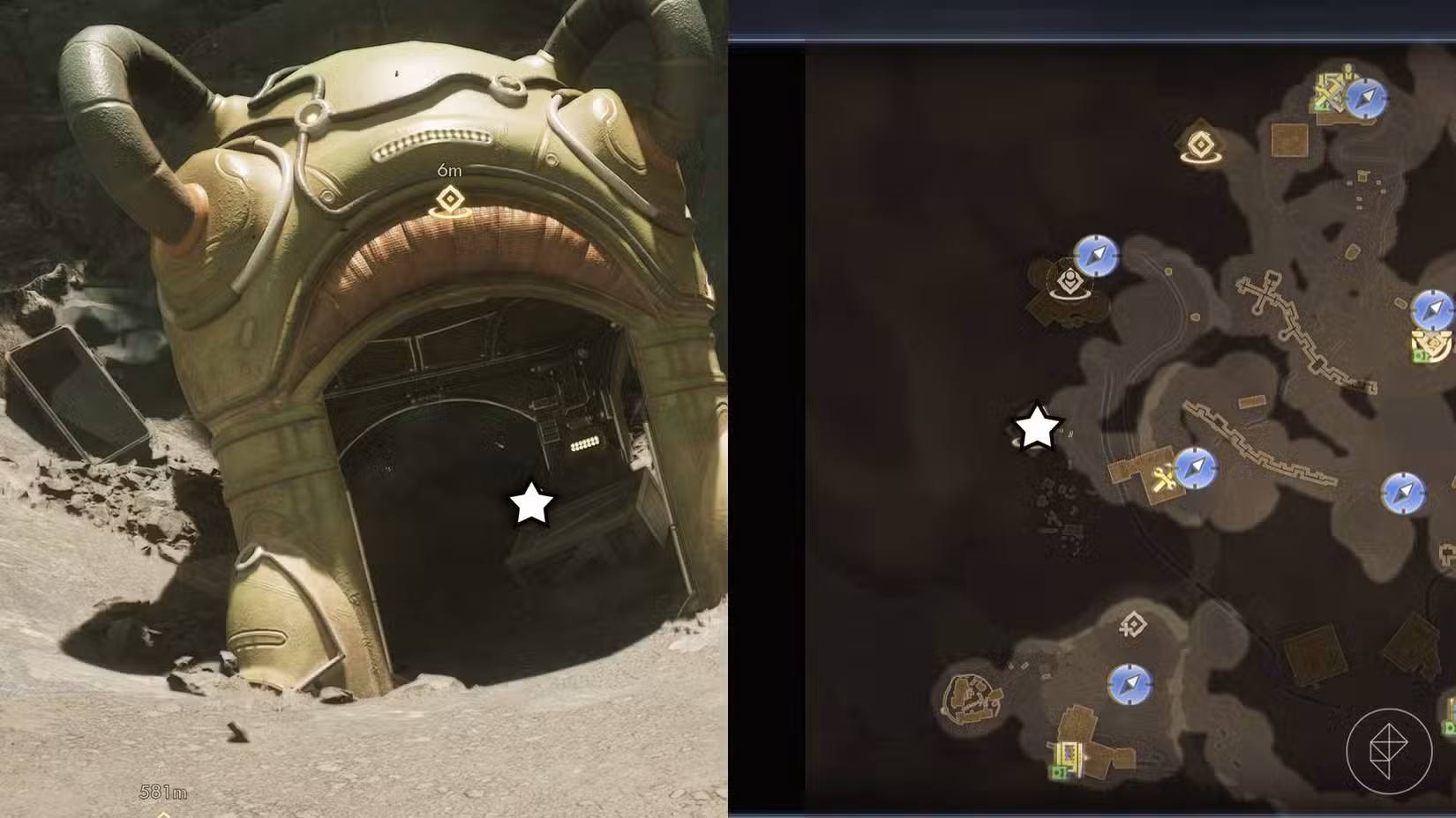 A bobina de compressão do centro de extração em Outer Worlds 2