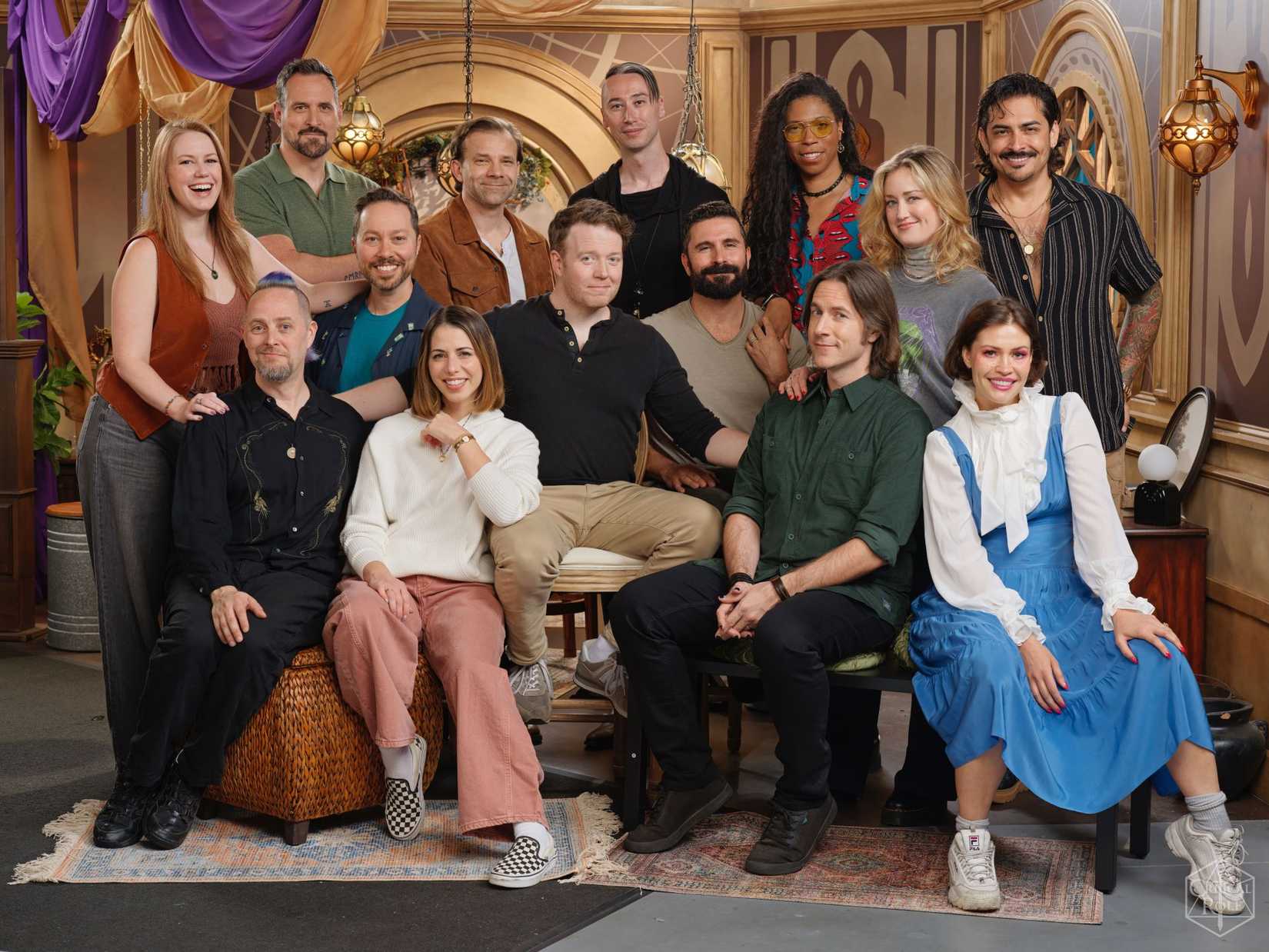 Laura Bailey, Taliesin Jaffe, Ashley Johnson, Matthew Mercer, Liam O'Brien, Marisha Ray, Sam Riegel e Travis Willingham, acompanhados por Luis Carazo, Robbie Daymond, Aabria Iyengar, Whitney Moore e Alex Ward
