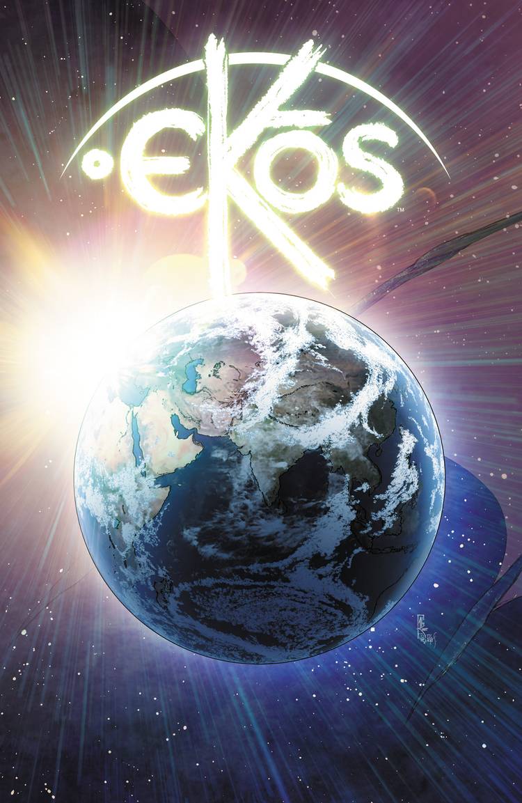 Uma imagem da Terra na capa da Ekos