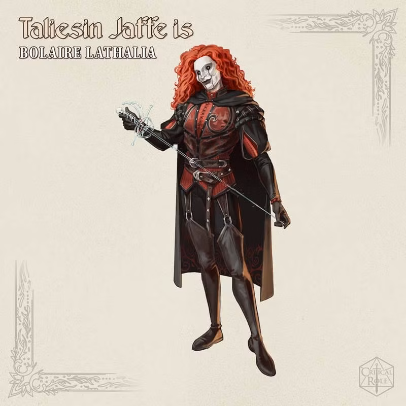 Arte principal de Bolaire Lothalia da campanha 4 da Critical Role