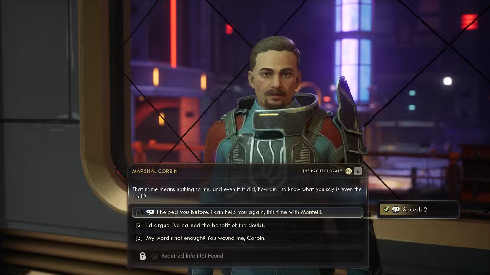 Corbin na estação de retransmissão Vox em Outer Worlds 2