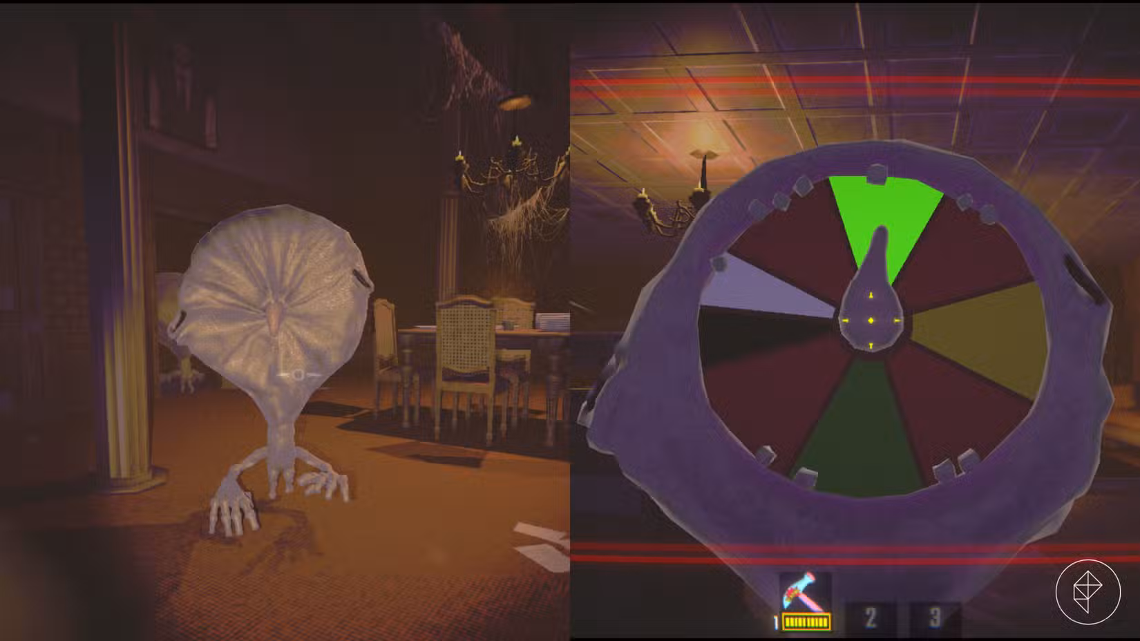 O monstro Gambit em REPO.