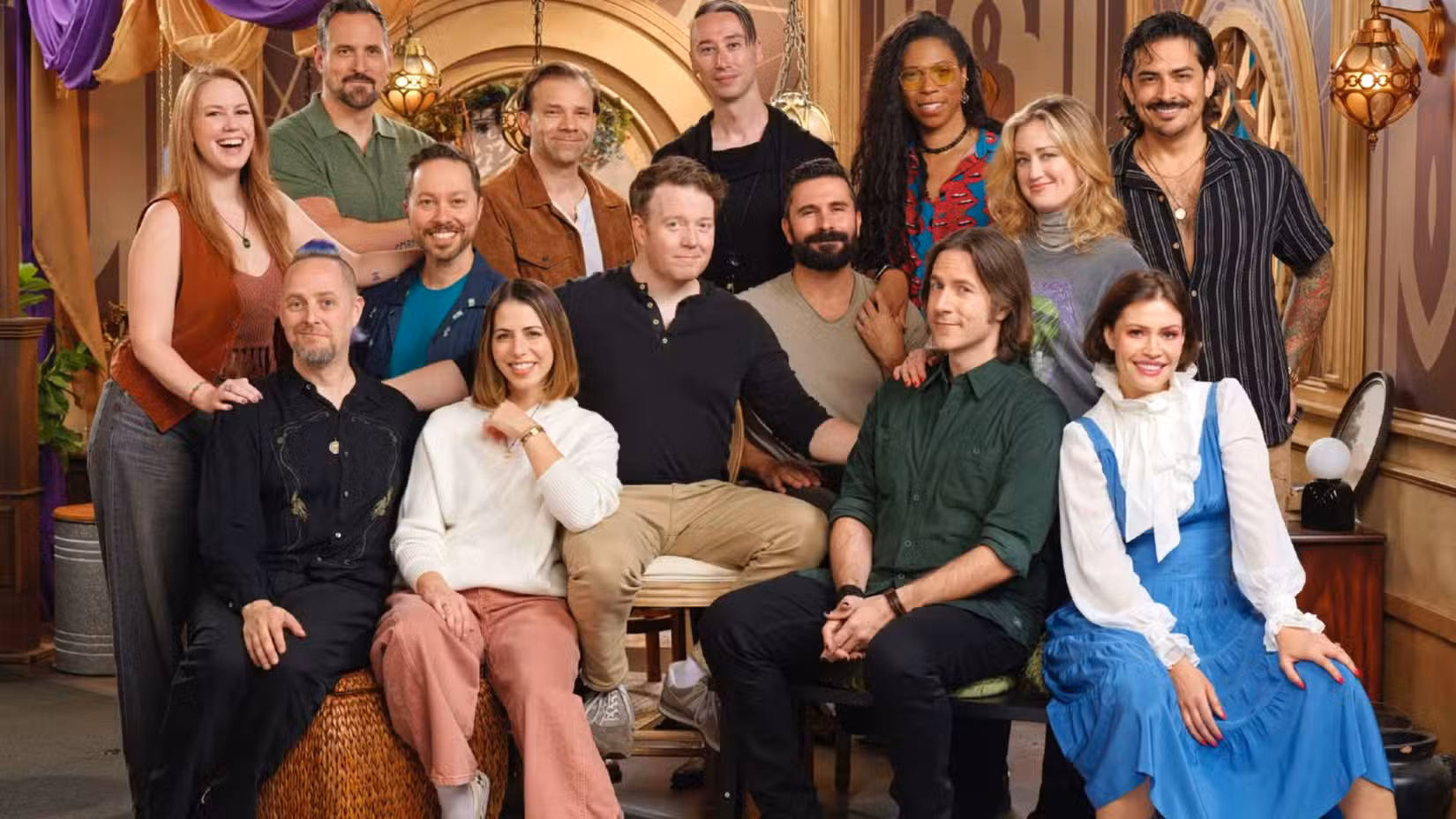 Laura Bailey, Taliesin Jaffe, Ashley Johnson, Matthew Mercer, Liam O'Brien, Marisha Ray, Sam Riegel e Travis Willingham, acompanhados por Luis Carazo, Robbie Daymond, Aabria Iyengar, Whitney Moore e Alex Ward