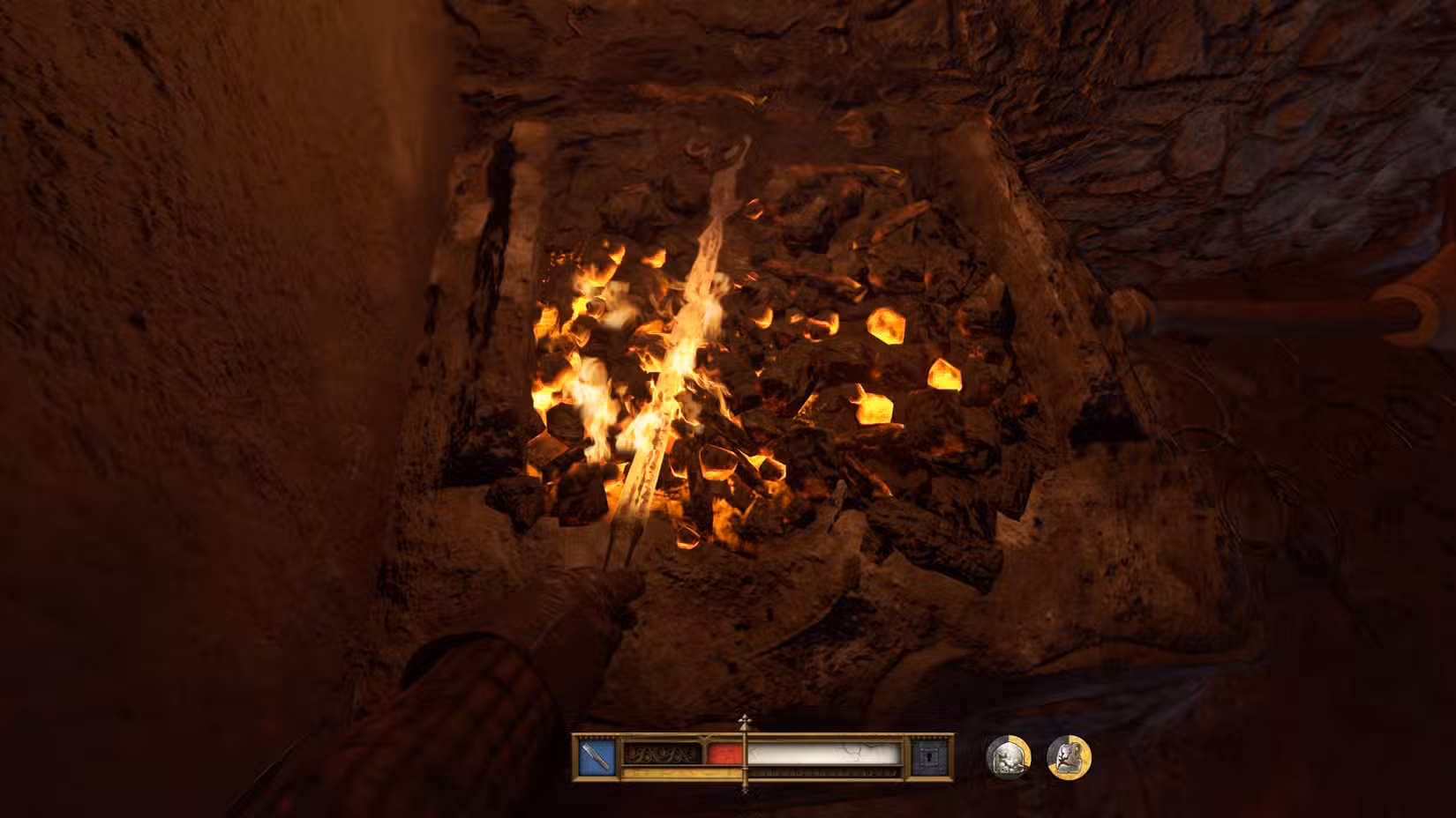 O minijogo de ferraria em Kingdom Come: Deliverance 2.