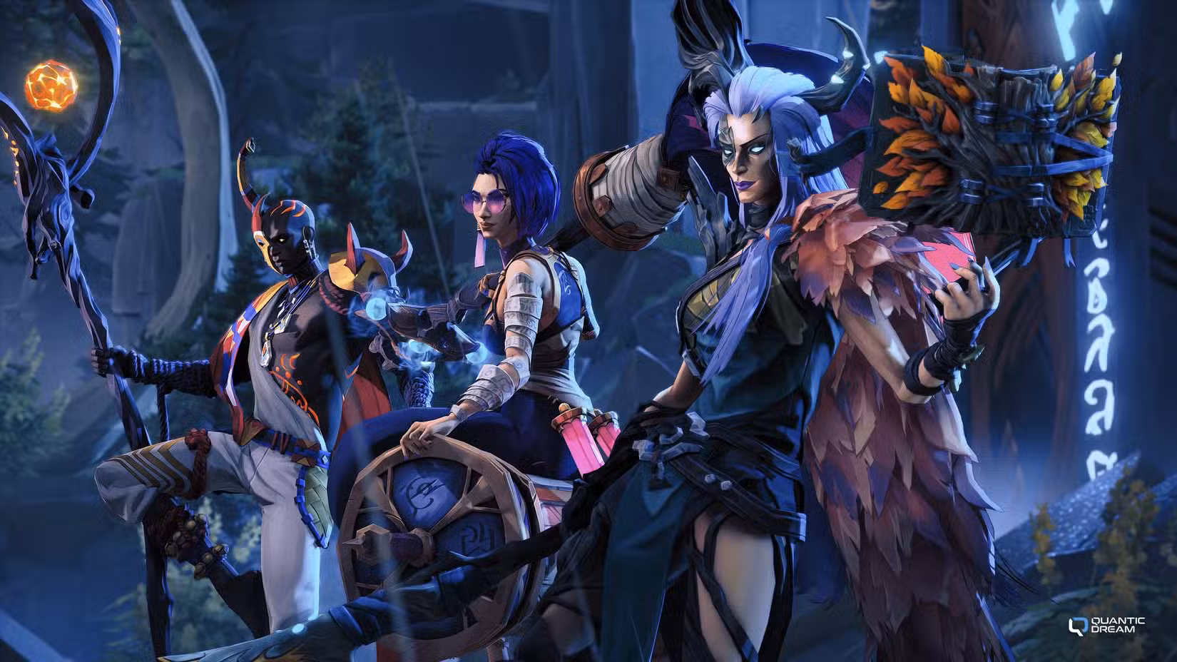 Uma equipe de jogadores em Spellcasters Chronicles