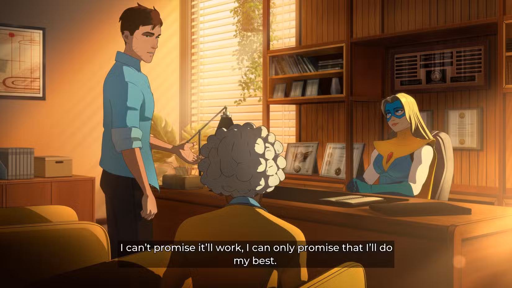 Robert, Chase e Mandy em Despacho