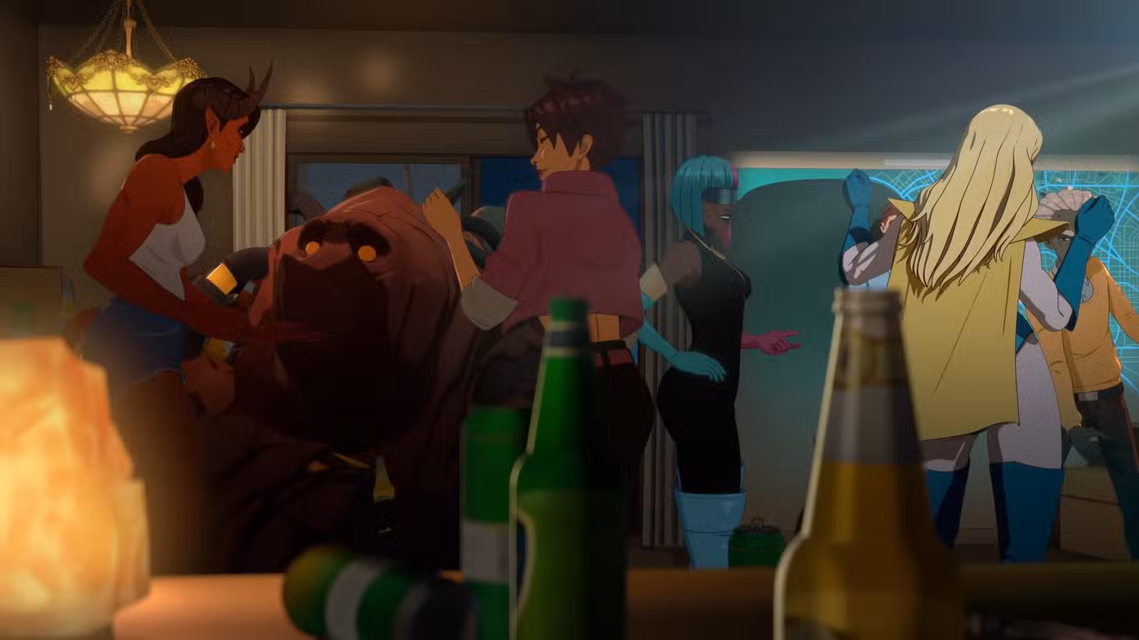 O Z-Team no apartamento de Robert em Dispatch