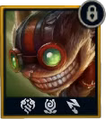 Ícone Ziggs do Teamfight Tactics.