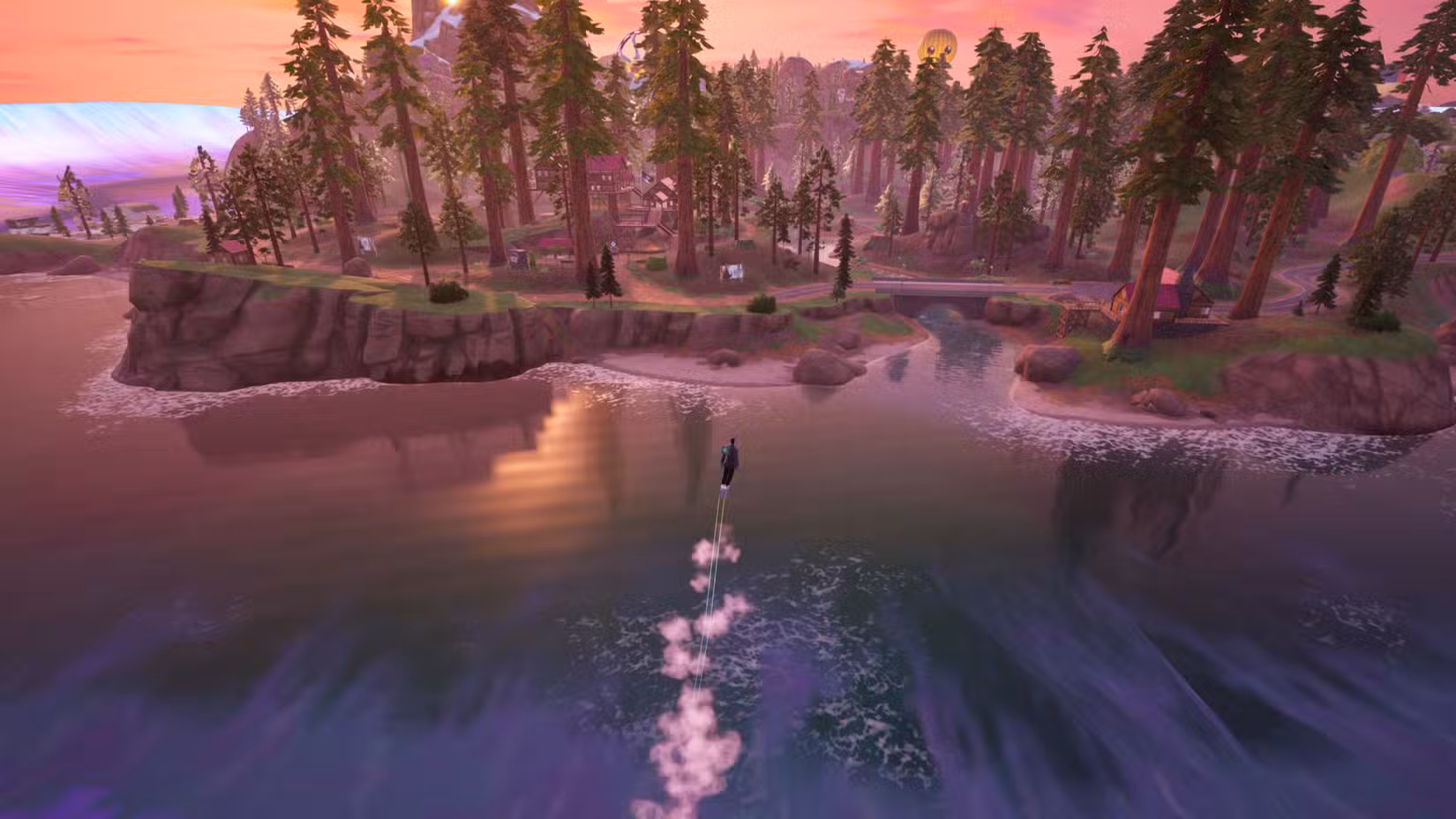 O Monstro de Frankenstein segue em direção à ilha em Fortnite