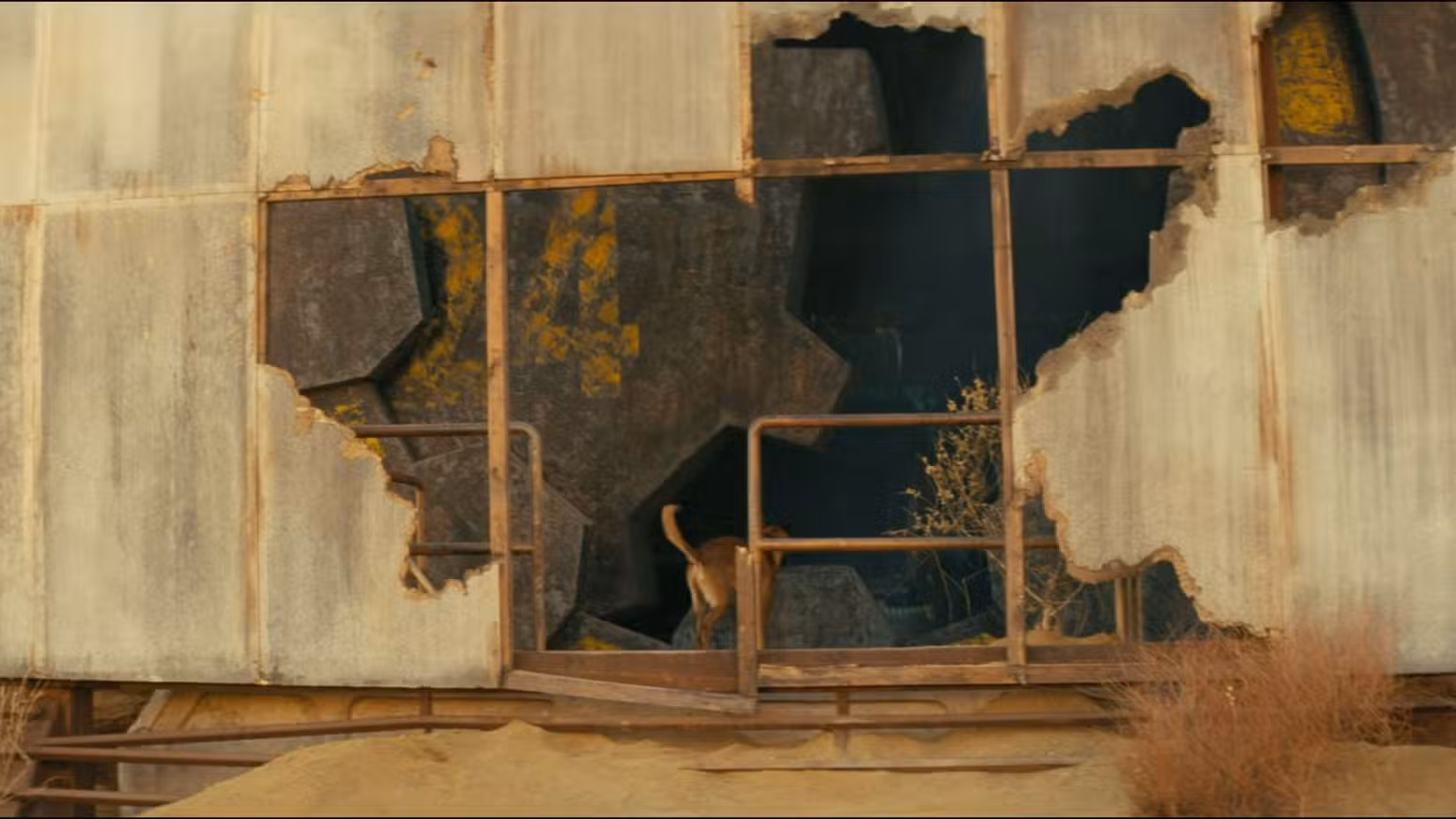 O horizonte de New Vegas visto à distância no episódio 1 da 2ª temporada de Fallout.