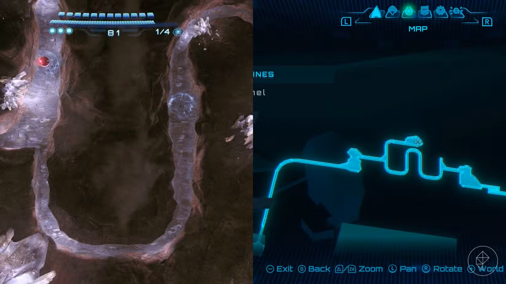 O segundo tanque de energia Great Mines em Metroid Prime 4