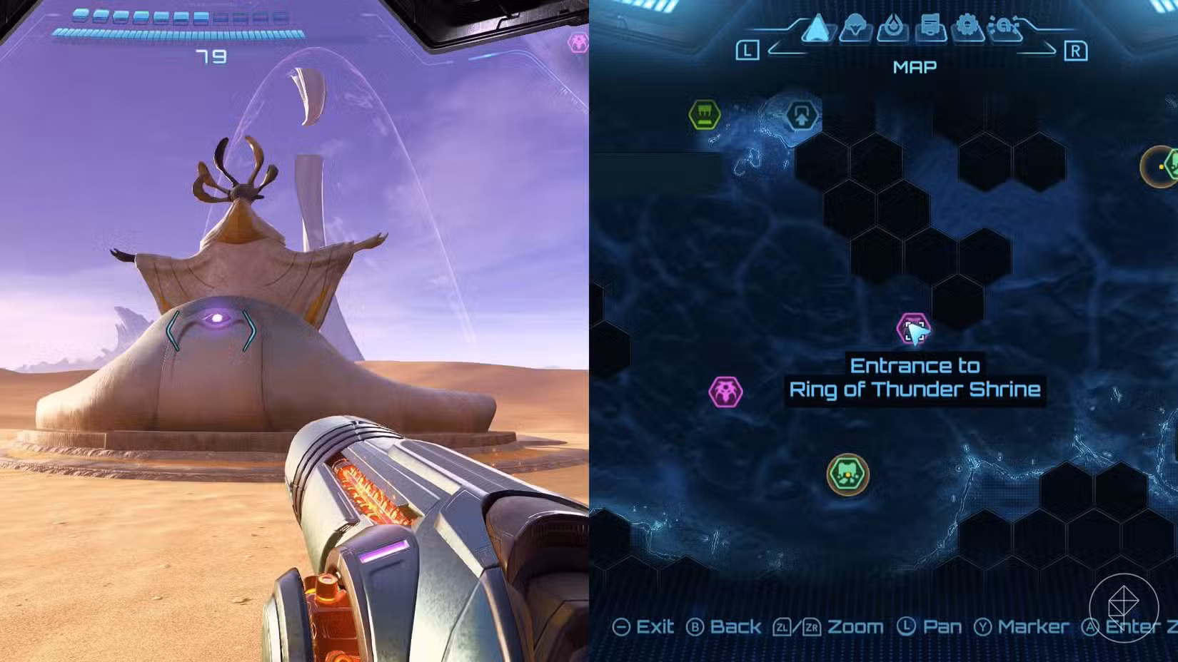 O tanque de energia Ring of Thunder em Metroid Prime 4