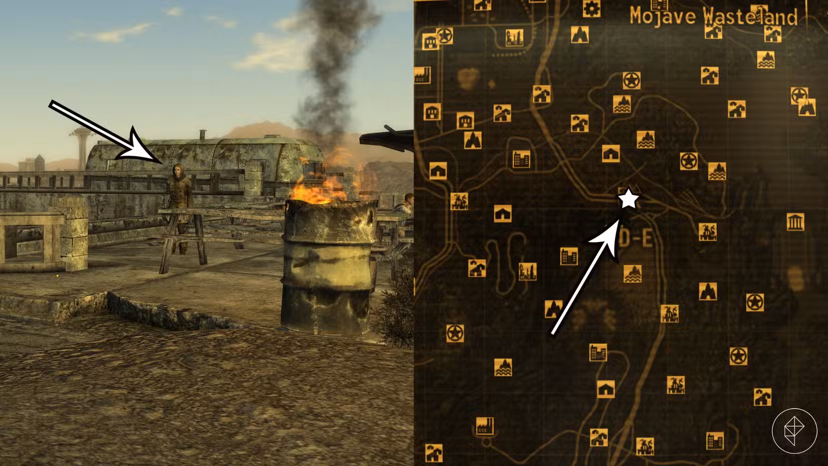 Localização de Victoria em Fallout: New Vegas.