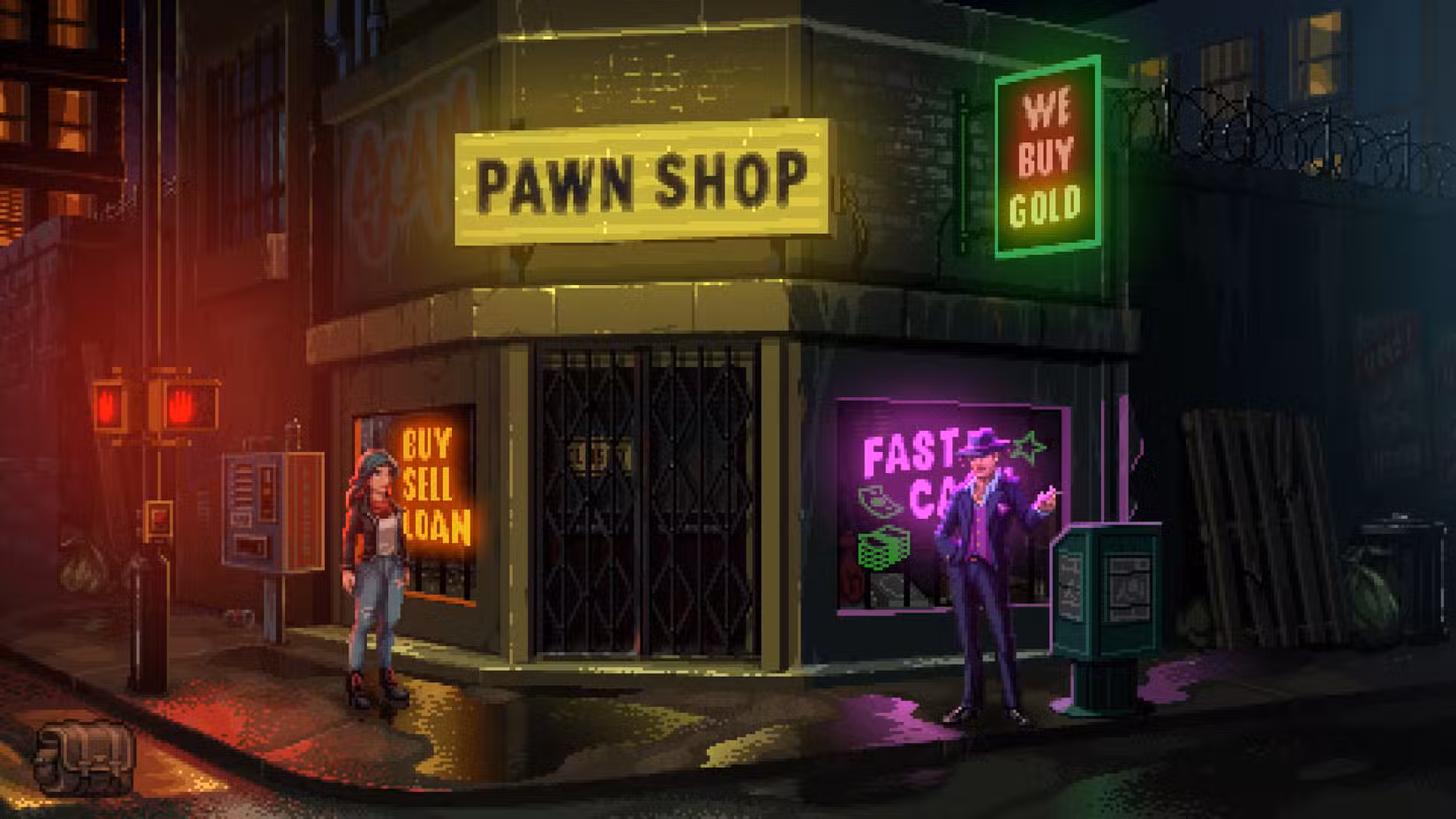 Uma loja de penhores em Kathy Rain 2: Adivinha